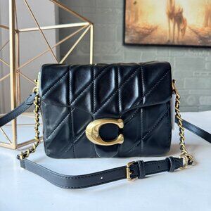 COACH Women's TIMES SQUARE Diamond Quilted Crossbody Bag